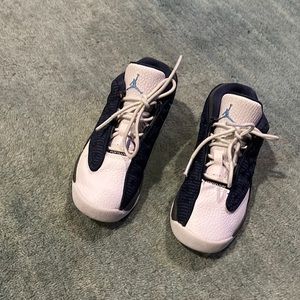 Toddler blue and white jordan 13